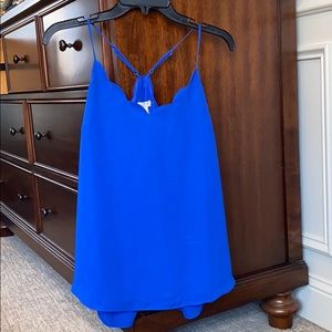 J Crew Bright Blue Tank top